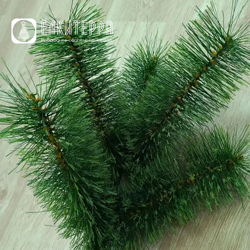 Искусственная хвойная ветка Леска ПВХ, 30 см 